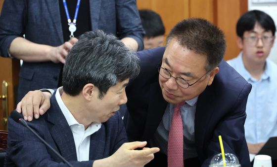 대화하는 선관위 국조특위 여야 간사