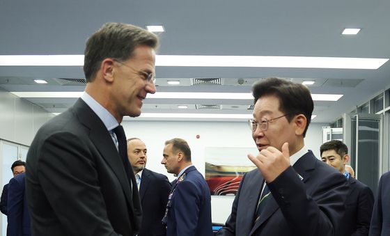 이재명 대통령, 마르크 뤼터 NATO 사무총장과 면담