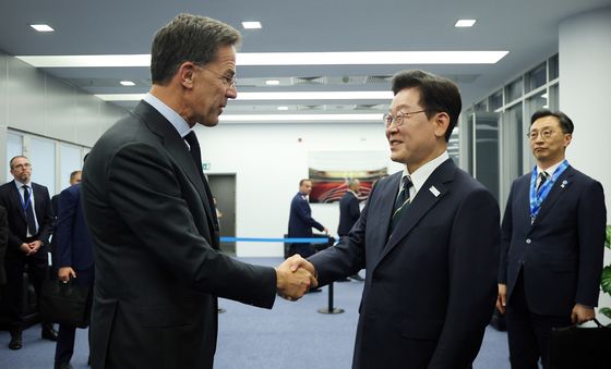 이재명 대통령, 마르크 뤼터 NATO 사무총장과 면담