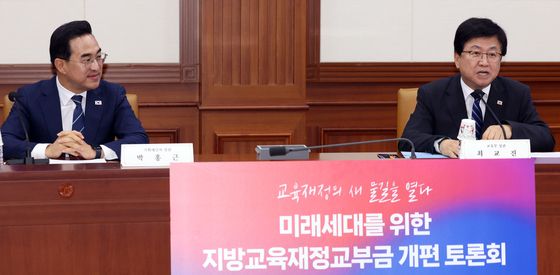 최교진 장관, 지방교육재정교부금 관련 발언