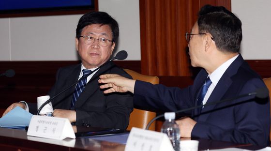 대화하는 최교진·정근식