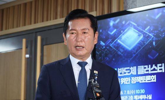 취재진 만난 정청래 전 대표