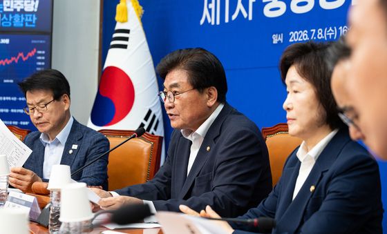 모두 발언하는 소병훈 민주당 중앙당선관위원장