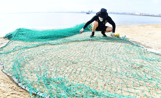 상어·해파리 그물코 검사