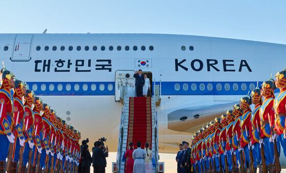 이재명 대통령, 몽골 도착