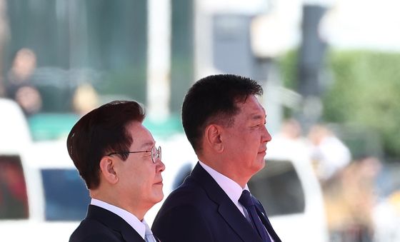 이재명 대통령, 몽골 국빈방문 공식환영식