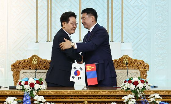 한-몽골 공동언론발표
