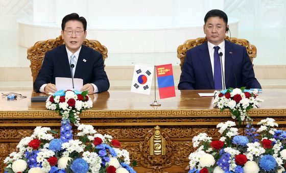 한-몽골 공동언론발표