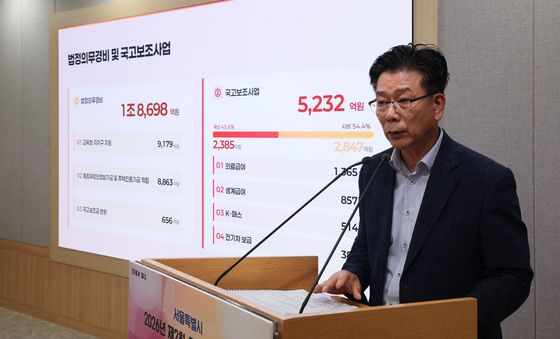 서울시 제2회 추경안 설명하는 이동률 기획조정실장 직무대리