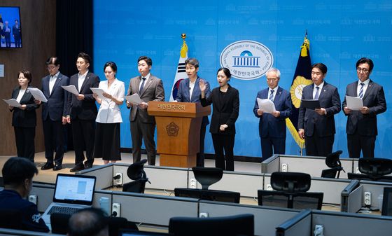 송파 투표함 현장검증 촉구하는 민주·조국혁신당