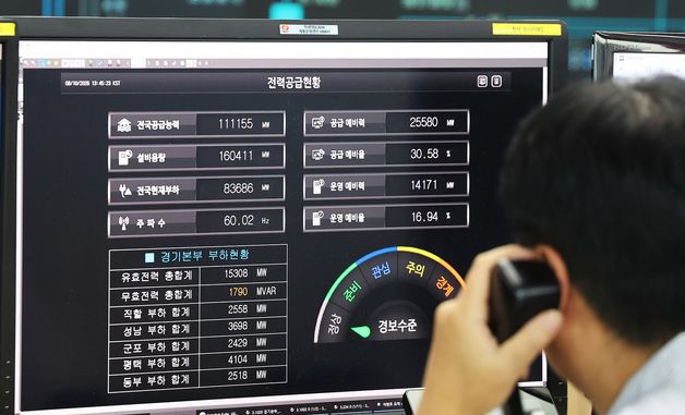 연일 폭염에 전력수급상황 주시