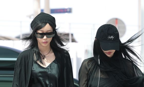 지젤·닝닝, 공항 런웨이