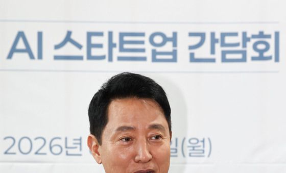 오세훈 서울시장, 청년 AI 스타트업 간담회 참석