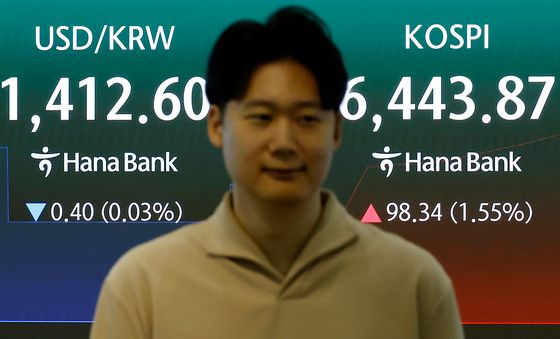 코스피는 상승, 환율은 하락