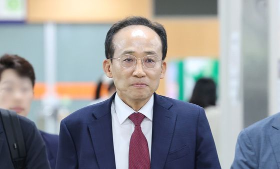 법정 향하는 추경호 대구시장