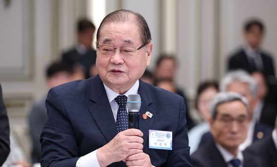 발언하는 이종찬 광복회장