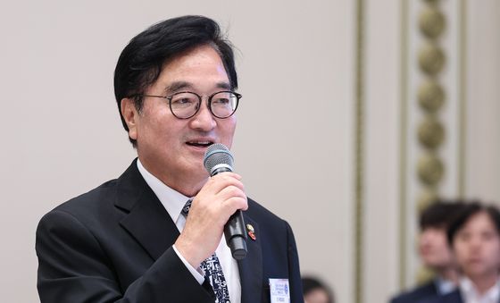 발언하는 우원식 전 국회의장