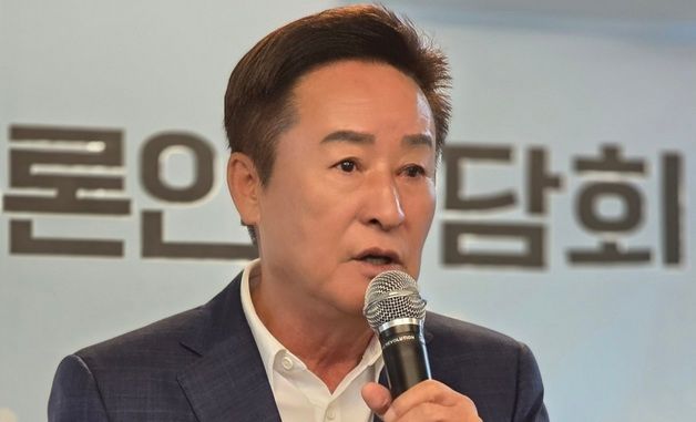 기자간담회하는 박권현 청도군수