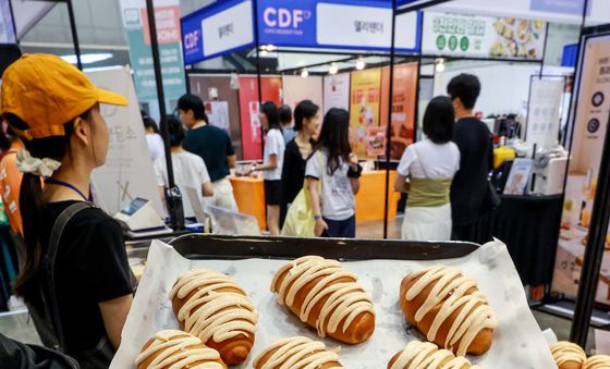 '명란마요 소금빵 맛보세요'