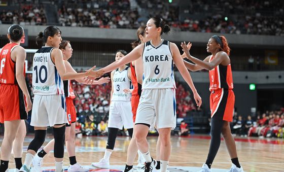 女 농구대표팀, 日과 친선전서 18점차 패