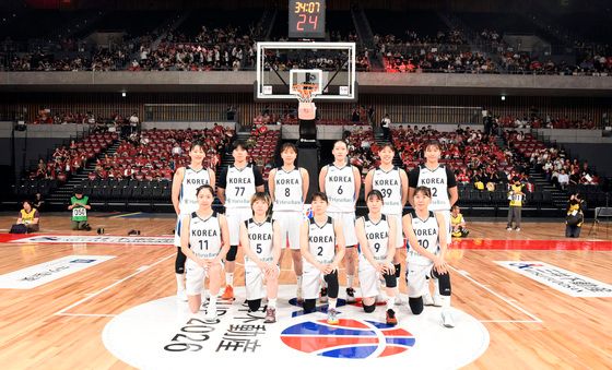 女 농구대표팀, 일본과 친선전서 59-77 패배