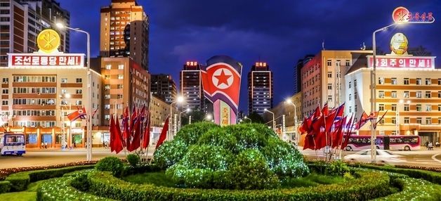 '조국해방 81주년' 경축 분위기의 평양