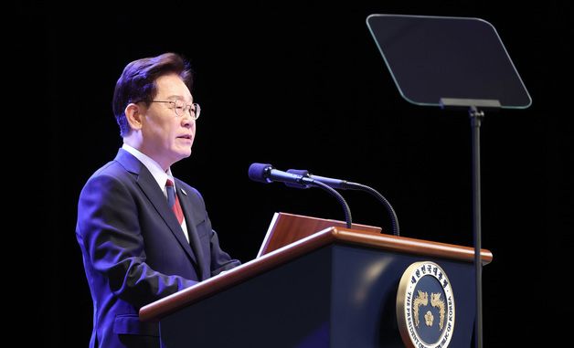 경축사하는 이재명 대통령