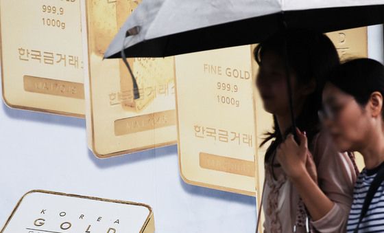 다시 뛰는 금값