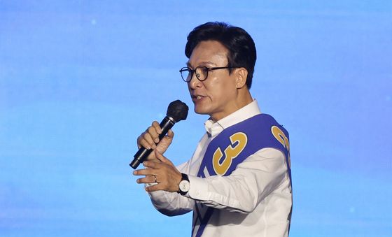김민석 후보, 전당대회 정견발표