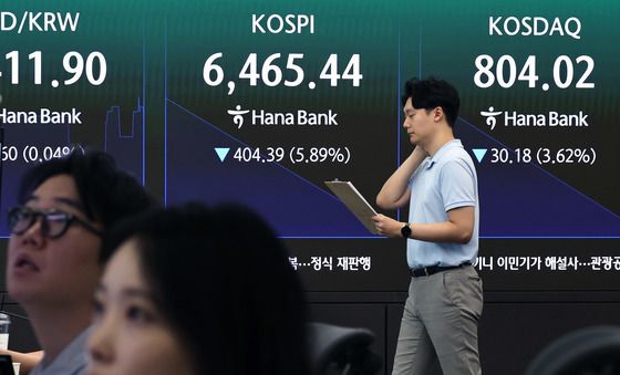 코스피·코스닥 하락 출발
