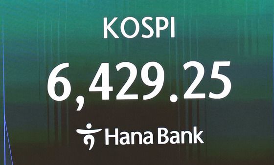 장 초반 6500선 무너진 코스피