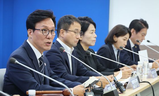 부산 현장 최고위 발언하는 김민석