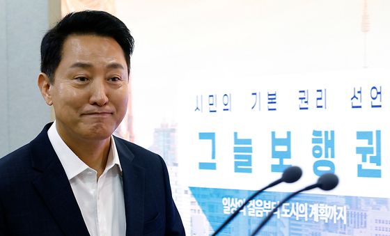 서울 그늘보행권 선언 나선 오세훈 서울시장