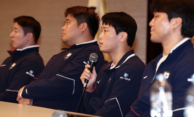 각오 밝히는 레슬링 국가대표 정한재