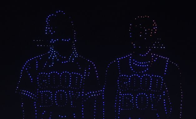 빅뱅 20주년, 한강 밤하늘 수놓은 '굿보이'