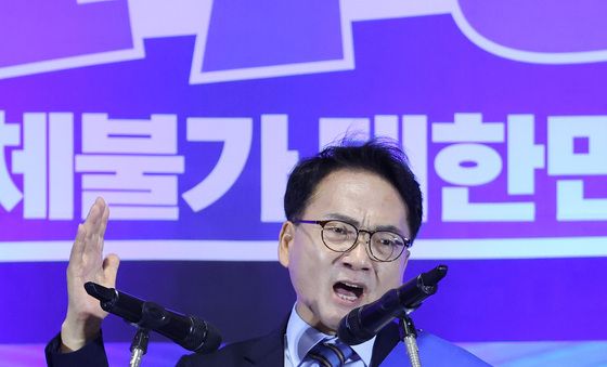 합동연설회 정견 발표하는 박선원