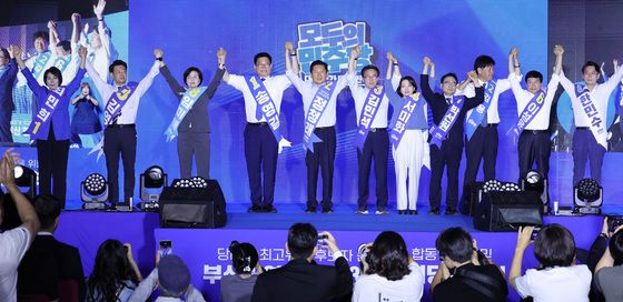 당대표·최고위원 후보들의 인사