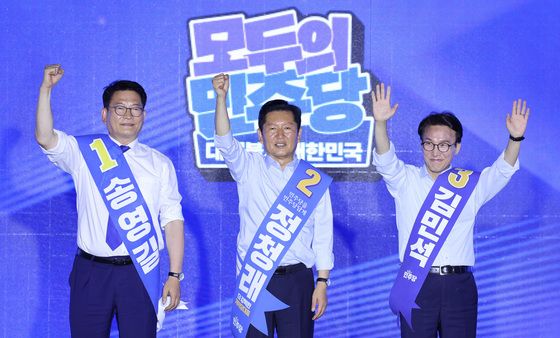 부산 당심 잡기 나선 민주당 당권 주자들