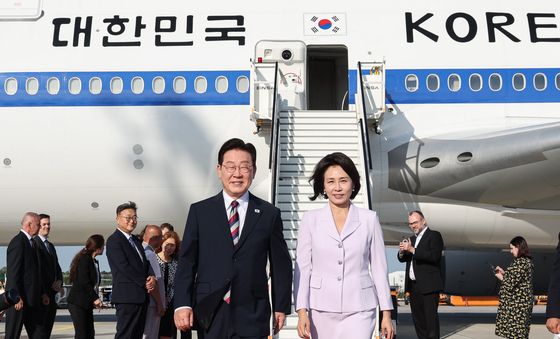 독일 도착한 이재명 대통령
