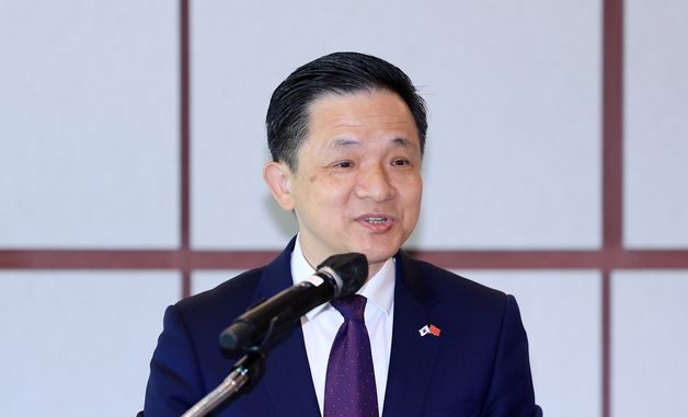 축사하는 다이빙 주한중국대사