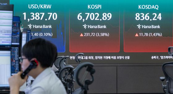 1380원대로 내려간 달러·원 환율