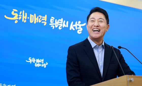 김윤덕 장관과 회의 결과 브리핑하는 오세훈 시장