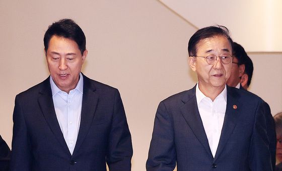 김윤덕·오세훈 용산공원 주택공급 회동 '빈손'