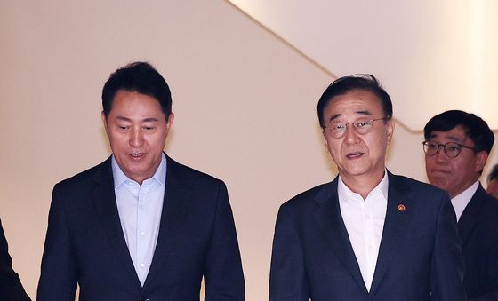 김윤덕·오세훈 용산공원 주택공급 회동 '빈손'