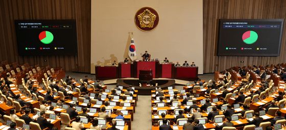 '패스트트랙 단축법' 본회의 통과