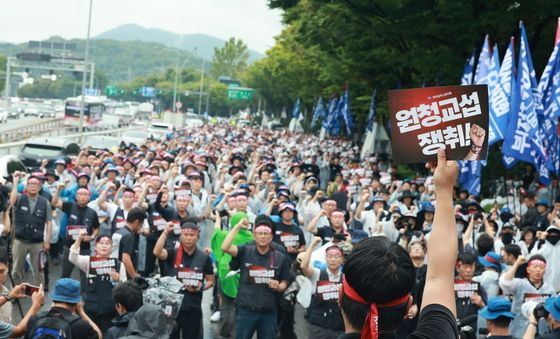 '현대차노조 전면파업' 금속노조도 공동파업대회