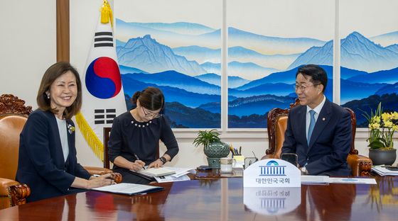 조정식 의장, 미셸 스틸 주한미국대사 접견