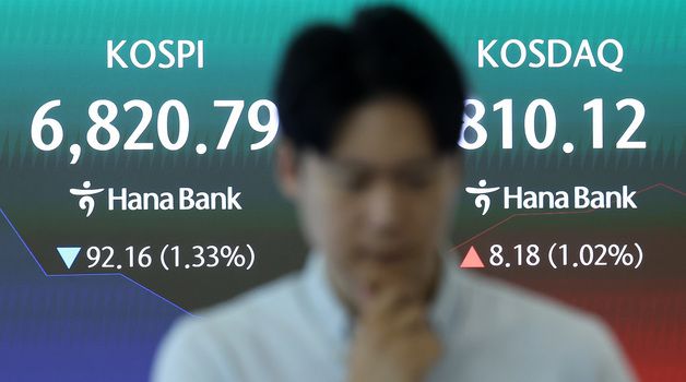 코스피 하락·코스닥 상승 출발