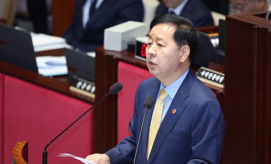 예결위 발언하는 구윤철 부총리