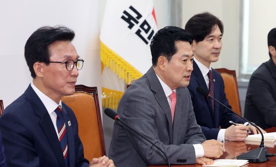 김민석 대표 접견하는 장동혁 대표